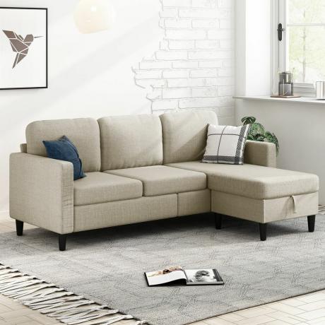 Sekcijinė sofa su kilnojama Osmanu