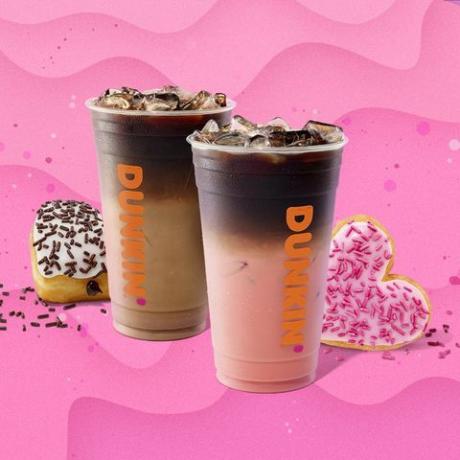 „Dunkin's Valentine's day 2021“ meniu