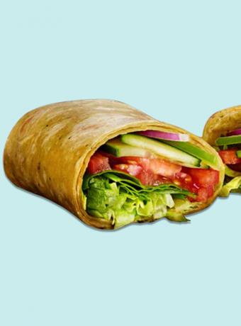 metro veggie delight wrap